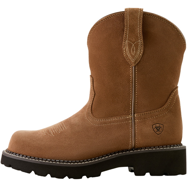 2025 Ariat Womens Fatbaby Slouch Western Boot 10063871 - Crushed Peanut